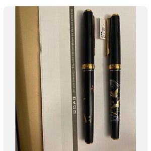 Platinum Classic Maki-e Crane Medium Point Fountain Pen - NEW . ONLY ONE PEN